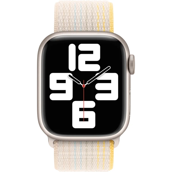 Apple Watch 41/40/38mm hviezdne biely prevliekací športový remienok - Remienky - Obrázok OM64700301