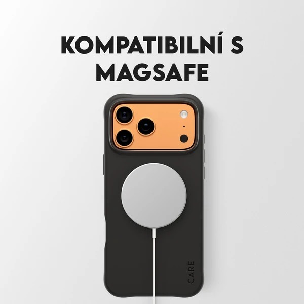 PanzerGlass® CARE Samba kryt s MagSafe Apple iPhone 17 Pro Max Black - Puzdra - Obrázok OMDH000K01