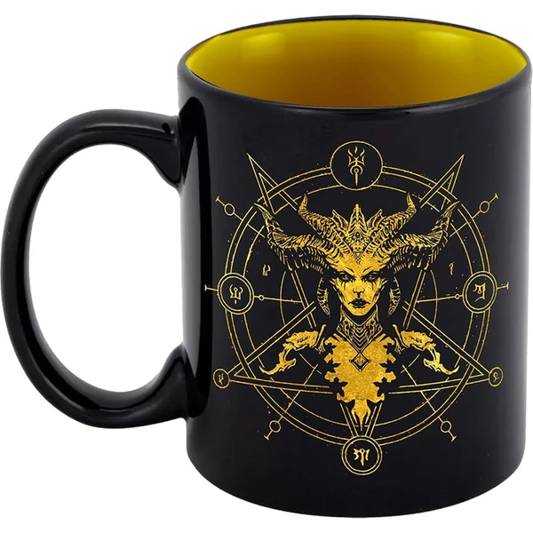 Keramický hrnček Diablo IV - Lilith Gold Edition 330 ml (darčekové balenie) - Hrnčeky - Obrázok OMGG000K01