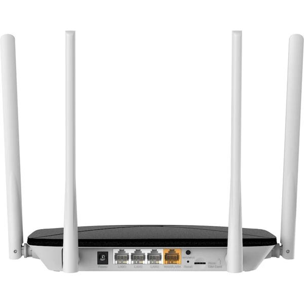 Mercusys MB135-4G Wi-Fi 5 router čierny - Wi-Fi routery - Obrázok OMNK000K01