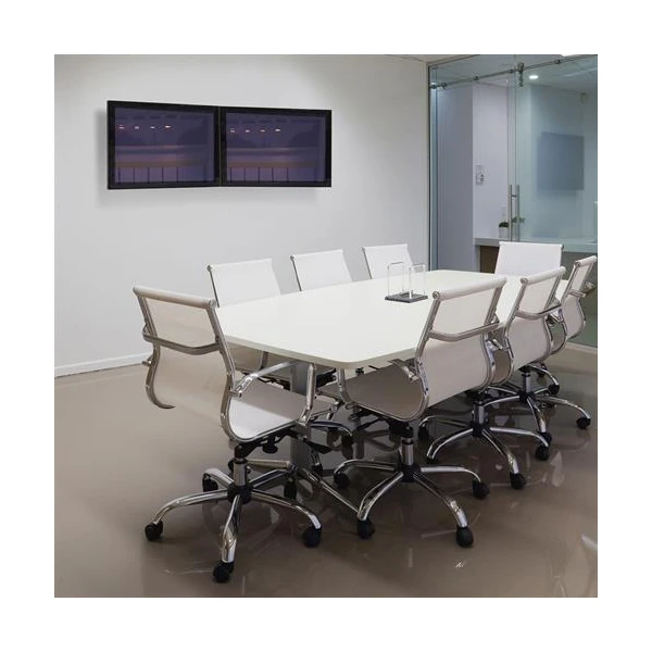 Ergotron HX Wall Nástenné rameno pre 2 monitory 32" biele - Držiaky pre obrazovky - Obrázok ONMB100501