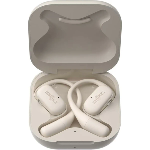 Shokz OpenFit Bluetooth slúchadlá béžové - Slúchadlá - Obrázok ONV6G00101