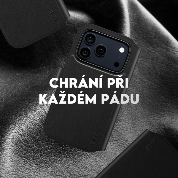 PanzerGlass® CARE Tango 2v1 Wallet púzdro s MagSafe Apple iPhone 17 Pro Max čierne - Puzdra - Obrázok OOEH000K01