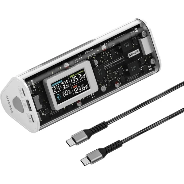 SHARGE Shargeek 170W Powerbanka, 24000 mAh, IP66, biela - Powerbanky - Hlavný obrázok