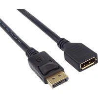 PremiumCord predlžovací kábel DisplayPort/DisplayPort 4K 1m čierny - Káble a redukcie