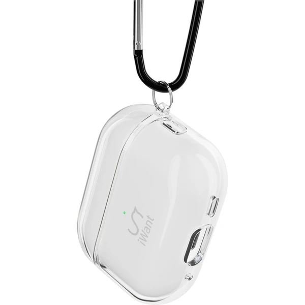 iWant AirPods Pro 3 transparentné púzdro biele - Puzdra - Obrázok OPDG000K01