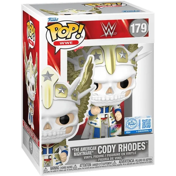 Funko POP! #179 WWE: WM40 - 'The American Nightmare' Cody Rhodes (Masked) - Funko POP! - Obrázok OQ2F000K01