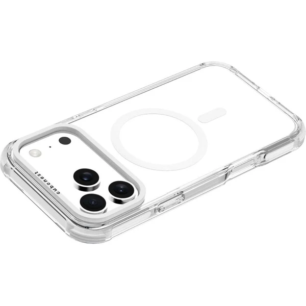 Cubenest MagPro Strong Guard MagSafe kryt iPhone 17 Pro Max biely - Puzdra - Obrázok OQBK000K01
