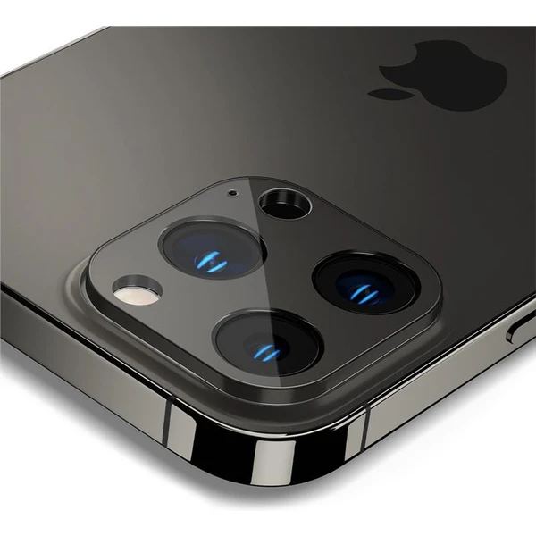 Spigen tR Optik 2 Pack tvrdené sklo na fotoaparát iPhone 13 Pro/13 Pro Max čierne - Ochranné fólie a sklo - Obrázok OQEZ600301