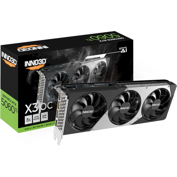INNO3D NVIDIA GeForce RTX 5060 Ti X3 OC 8GB GDDR7 - Grafické karty - Obrázok OQWH000K01