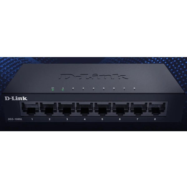 Prepínač D-Link DGS-108GL - Switche - Obrázok ORCZ000501