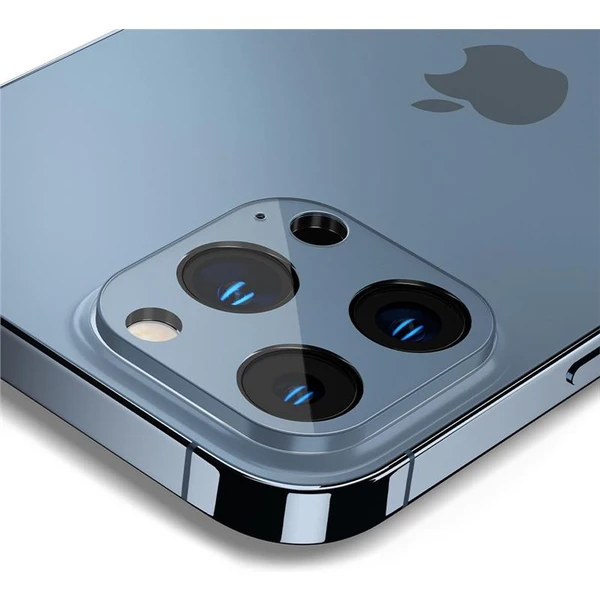 Spigen tR Optik 2 Pack tvrdené sklo na fotoaparát iPhone 13 Pro/13 Pro Max modré - Ochranné fólie a sklo - Obrázok OREZ600301
