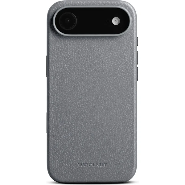Woolnut MagSafe kožený kryt iPhone Air sivý - Puzdra - Obrázok OSLH000K01
