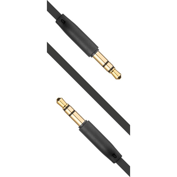 FIXED AUX kábel 3,5 mm jack čierny