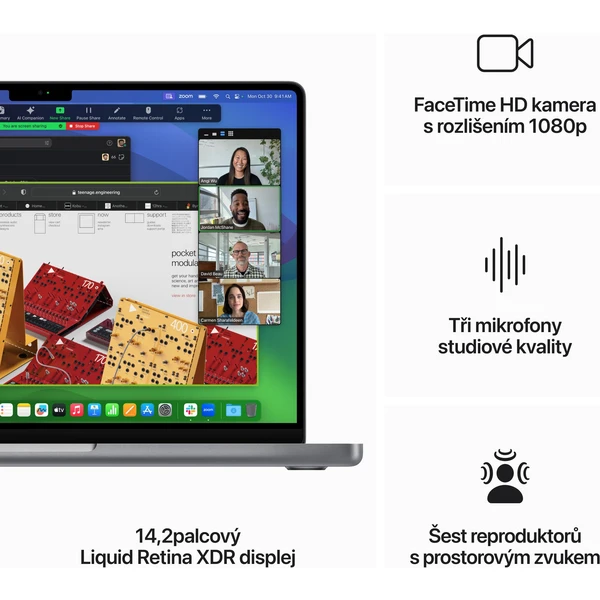 Apple MacBook Pro 14" / M3 / 512GB (2023) - Notebooky - Obrázok OTC0000L01