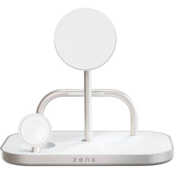 ZENS 4-in-1 MagSafe/Qi2 4v1 nabíjacia stanica (60W) strieborná - Nabíjačky - Hlavný obrázok