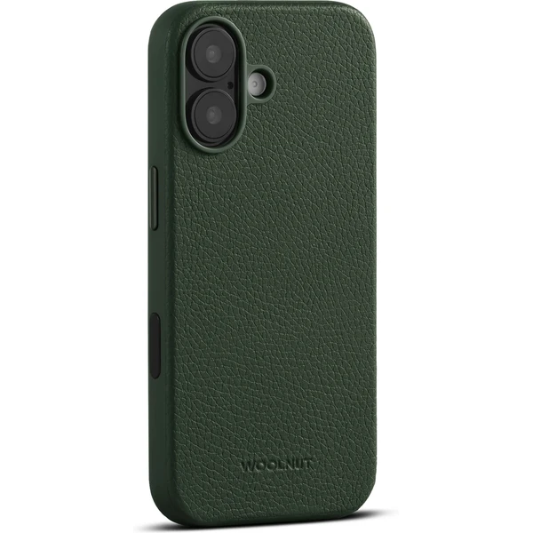 Woolnut MagSafe kožený kryt iPhone 17 tmavo zelený - Puzdra - Hlavný obrázok