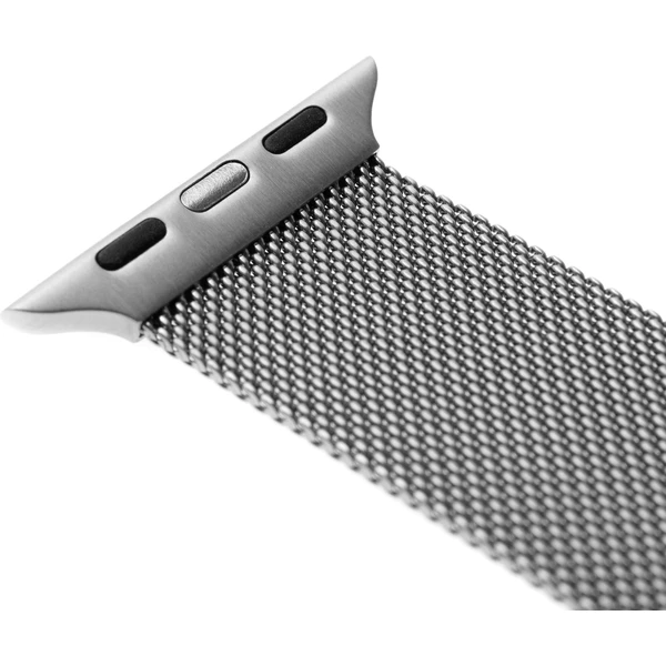 FIXED Mesh Strap sieťový nerezový remienok Apple Watch 42/44/45mm strieborný - Remienky - Obrázok OTQU600301