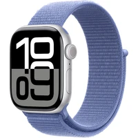 Apple Watch 42/41/40/38mm farbienkovo fialový prevliekací športový remienok - Remienky