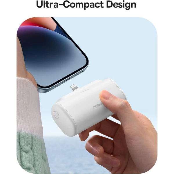 Baseus Compact powerbanka 5000mAh biela - Powerbanky - Obrázok OTTL000K01