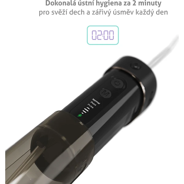 TrueLife AquaFloss Mini M50 ústna sprcha čierna - Ústne sprchy - Obrázok OTUL000K01