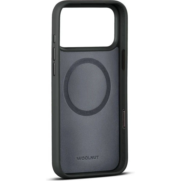 Woolnut MagSafe kožený kryt iPhone 17 Pro Max čierny - Puzdra - Obrázok OULH000K01