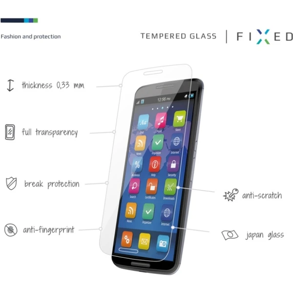 FIXED 2,5D ochranné sklo 0,33 mm Apple iPhone 7/8/SE (20/22) - Ochranné fólie a sklo - Obrázok OV6Q100401