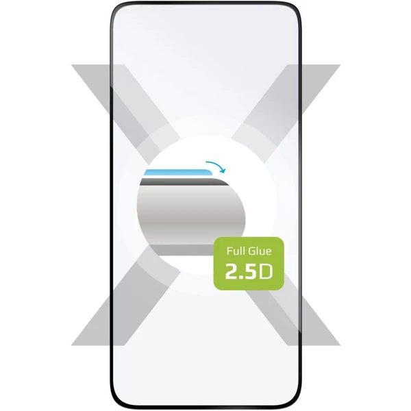 FIXED 2,5D Full-Cover tvrdené sklo Samsung Galaxy S23 FE čierne - Ochranné fólie a sklo - Hlavný obrázok