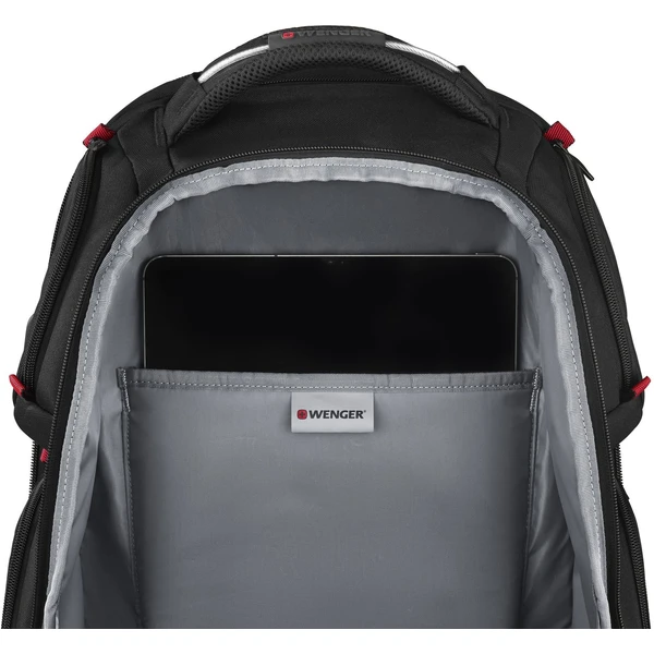 WENGER PlayerOne 17,3" herný batoh na notebook čierny - Batohy - Obrázok OXA1000P01