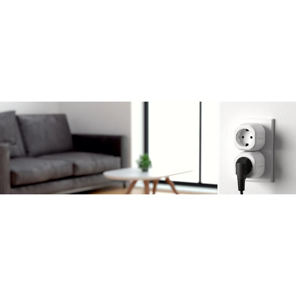 Satechi Homekit Smart Outlet múdra zásuvka (EU) biela  - Inteligentné zásuvky - Obrázok OXBT000501