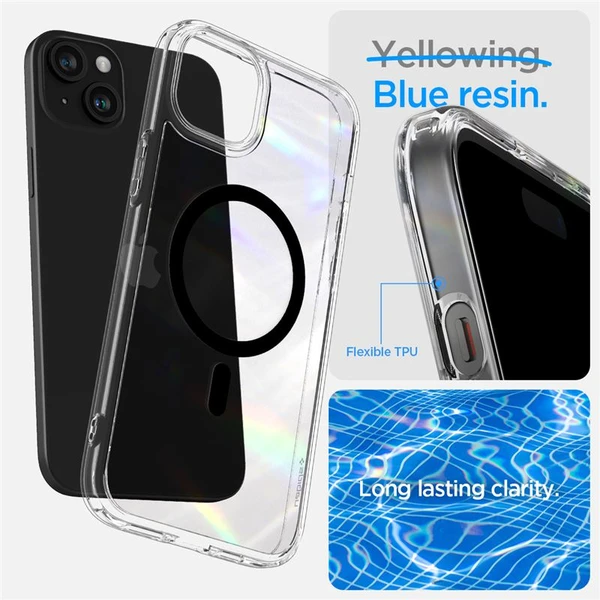 Spigen Ultra Hybrid MagFit kryt iPhone 15 čierny - Puzdra - Obrázok OXV8000601
