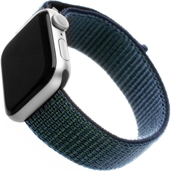 E-shop FIXED Nylon Strap nylonový opasok pre Apple Watch 42/44/45mm tmavomodrý