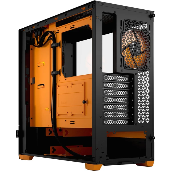 Fractal Design Pop Air RGB Orange Core TG Clear Tint - Počítačové skrine - Obrázok OY6A000601