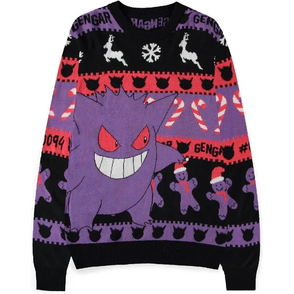 Vianočný sveter Pokémon - Gengar XS - Mikiny a svetre - Hlavný obrázok