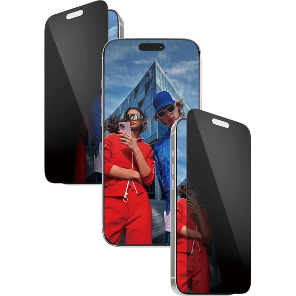 PanzerGlass® Privacy sklo Apple iPhone 17 Pro Max s inštalačným rámčekom - Ochranné fólie a sklo - Obrázok OZEH000K01