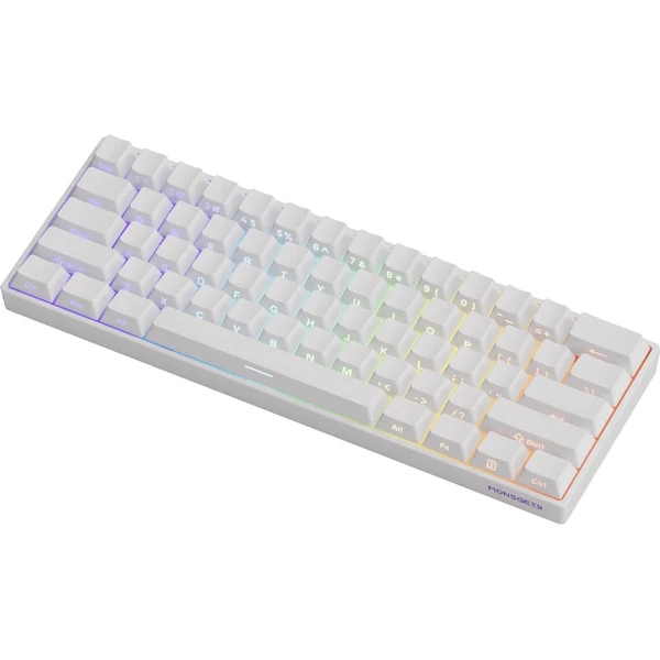 Akko MonsGeek FUN60 Pro-ST herná klávesnica (US) biela - Klávesnice - Obrázok OZKG000K01