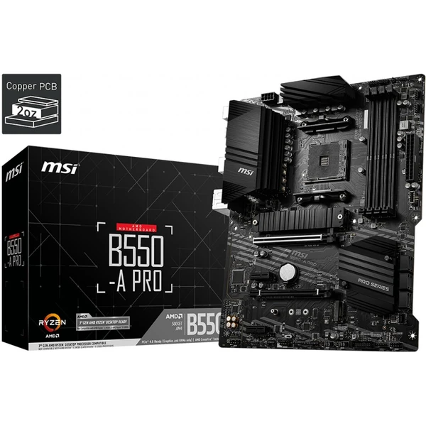 MSI B550-A PRO - AMD B550 - Základné dosky - Obrázok OZMW000501