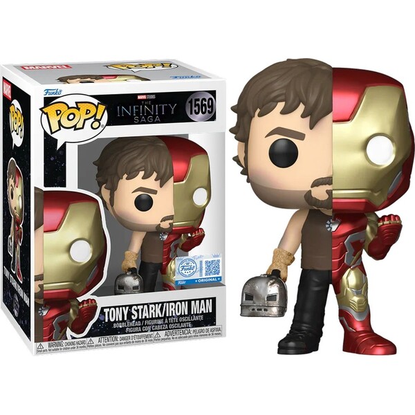 E-shop Funko POP! #1569 Marvel: Saga Infinity - Tony Stark/Iron Man Split