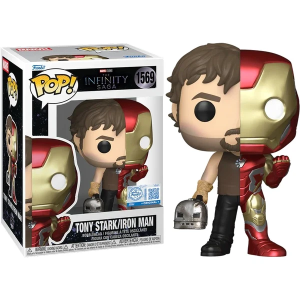 Funko POP! #1569 Marvel: Saga Infinity - Tony Stark/Iron Man Split - Funko POP! - Hlavný obrázok