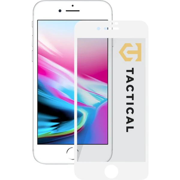 Tactical Glass Shield 5D sklo pre iPhone 7/8/SE (20/22) biele - Ochranné fólie a sklo - Hlavný obrázok