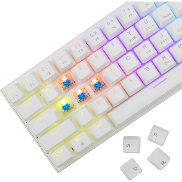 White Shark WAKIZASHI 2 herná mechanická klávesnica (US) biela - Klávesnice - Obrázok P0RB000K01