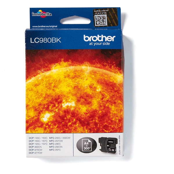 Brother LC980BK atrament čierny - Tonery - Hlavný obrázok