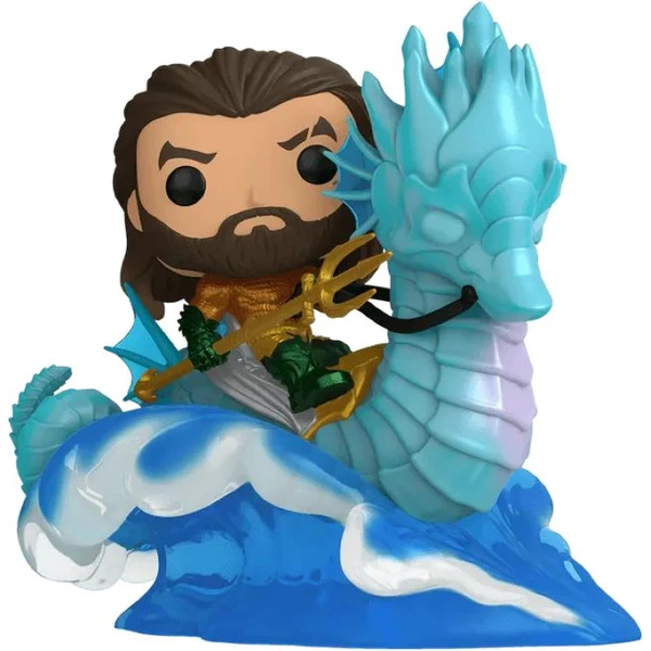 Funko POP! #295 Ride DLX: Aquaman a Lost Kingdom - Aquaman on Storm - Funko POP! - Obrázok P16D000P01