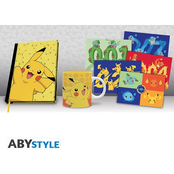 Darčekový set Abysse Corp - Pokémon (hrnček, zápisník, pohľadnice) - Darčekové sady - Obrázok P1DJ000K01