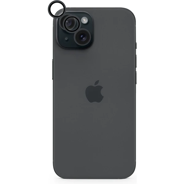 iWant ochrana šošoviek na kameru iPhone 15/15 Plus čierna - Ochranné fólie a sklo - Obrázok P1P1000O01