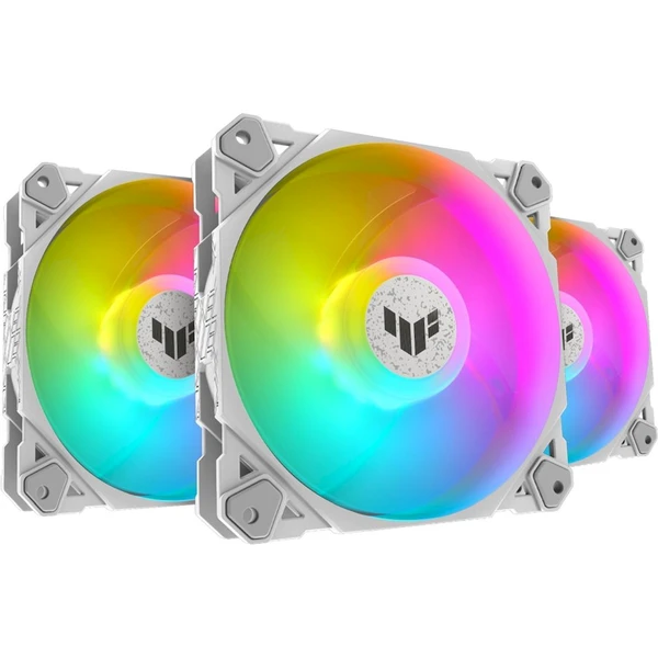 ASUS TUF Gaming TF120 120mm ARGB biela 3x120mm - Ventilátory pre PC - Obrázok P1S9000K01