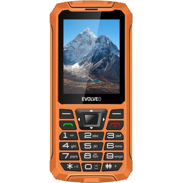 EVOLVEO StrongPhone Z6 vodotesný odolný Dual SIM telefón oranžový - Mobilné telefóny - Obrázok P23F000P01