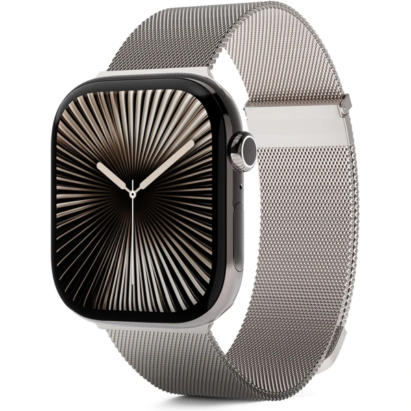 iWant Milanese+ remienok pre Apple Watch 49/46/45/44/42mm hviezdne biely - Remienky - Hlavný obrázok