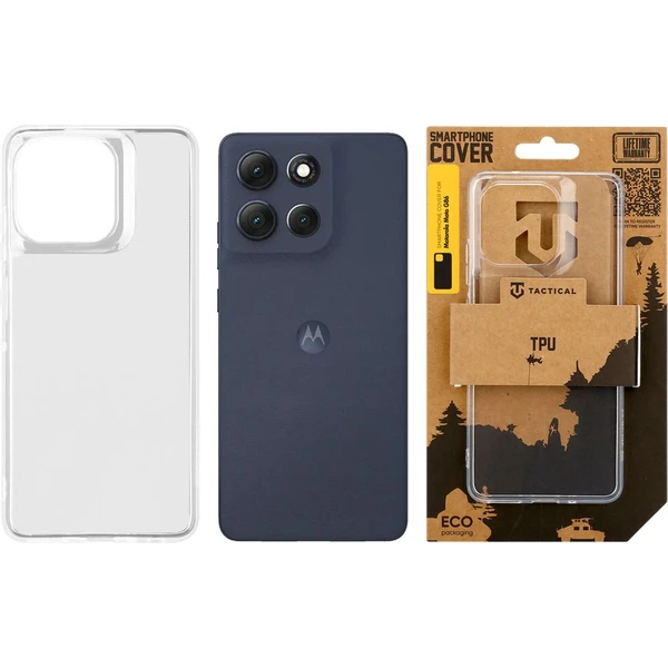Tactical TPU kryt Motorola Moto G86 číry - Puzdra - Obrázok P29O000K01
