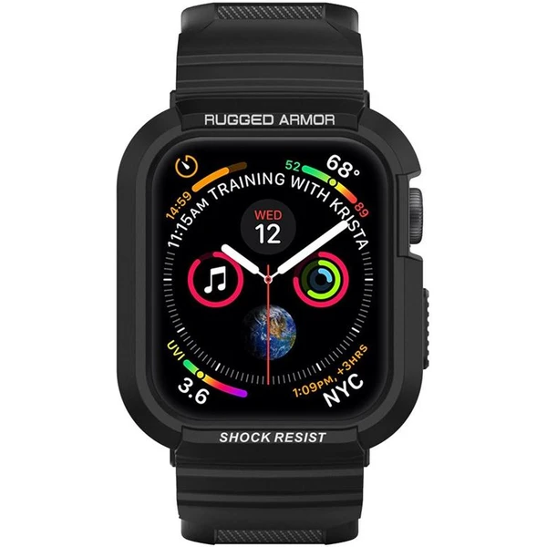Spigen Rugged Armor Pro remienok s puzdrom Apple Watch 45/44mm čierny - Remienky - Obrázok P2A1100501